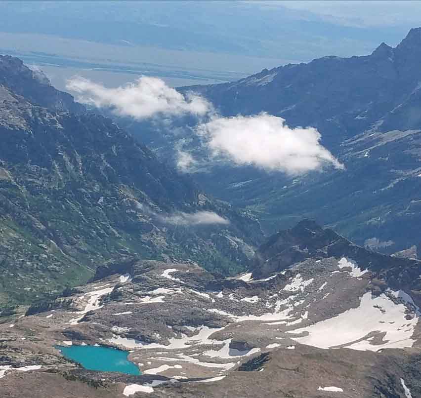 Teton Mountains and Mountain Lake