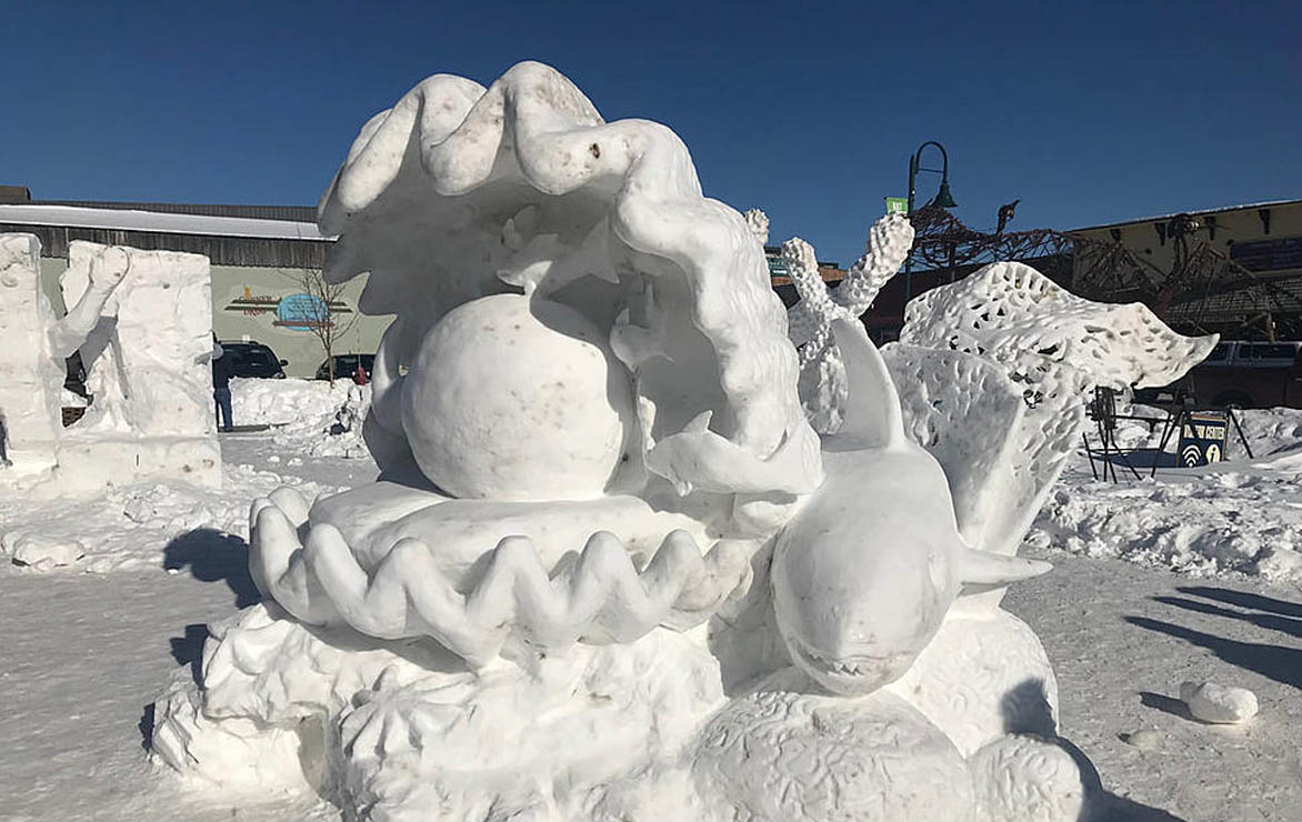 Ice Sculptures in Driggs